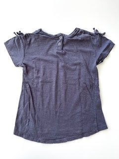 Remera Manga Corta Gris Zara Niña Talle 4-5 Años - comprar online