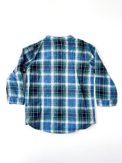 Camisa Cuadrille Hym Niño Verde Talle 12-18m - comprar online