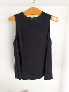 Blusa Sin Mangas Jazmin Chebar Negra Talle 1 - comprar online