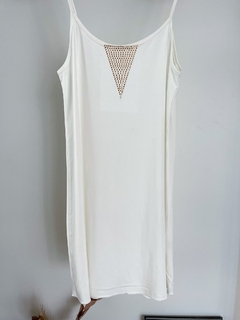 Remera Larga O Vestido Crudo Talle S - comprar online