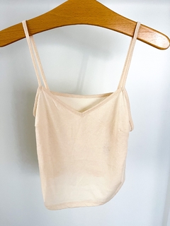 Musculosa Crop Cruda Talle Unico - comprar online