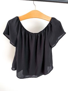 Blusa strapless negra talle m STRADIVARIUS - comprar online