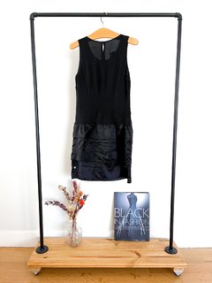 Vestido Hugo Boss Mujer Negro Con Tachas - comprar online