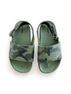 Sandalias Slides Old Navy Niño Camufladas Talle 9-10us