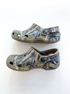 Crocs Classic Niño Verde Estampado Talle 8-9 en internet