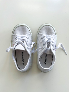 Zapatillas Superga Niño Blancas Talle 10.5us en internet