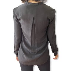 Camisa Negra Hugo Boss Mujer 100% Seda Importada en internet