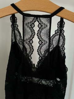 Pijama mujer negro encaje Thalia Sodi Talle M - comprar online