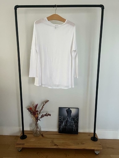 Remera mujer blanca manga larga Asos basica Talle 6 us