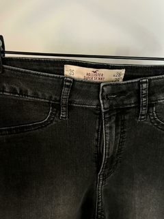 Jean mujer gris oscuro Hollister super skinny talle s - comprar online