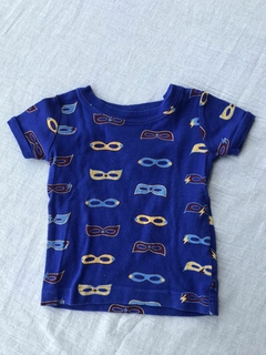 Conjunto pijama Super Hero niño azul Old Navy Talle 18-24meses (Estampas mascara) - comprar online