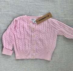 Sweater tejido rosa Ralph Lauren Talle 9 meses