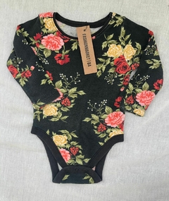 Body mangas largas negro old navy talle 6-12mees