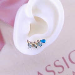 Brinco ear cuff azul Cód: G558Z