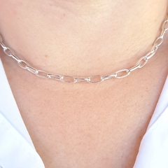 Chocker elos prata Cód: G233Z - comprar online