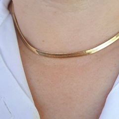 Chocker fita ouro 18k Cód: G262J - comprar online