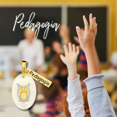 Colar pedagogia madrepérola dourado Cód: R100 - comprar online