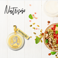 Colar nutrição madrepérola dourado Cód: R100