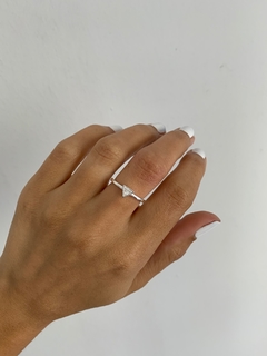 ANILLO TRIANGULO CUBIC