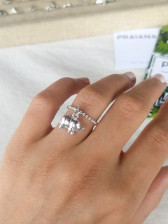 anillo elefante colgante white en internet