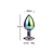 Imagem do Plug Anal de Aço com Pedra de Cristal - Tamanho P - Olhar de Sedução