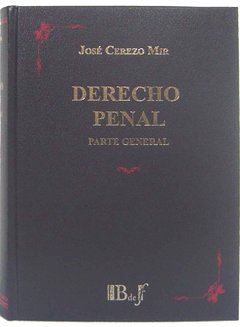 Cerezo Mir, José. - Derecho penal. Parte general.