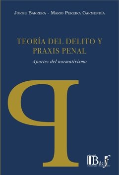 Barrera, Jorge; Pereira Garmendía, Mario. - Teoria del delito y praxis penal. Aportes del normativismo.