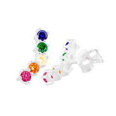 Brinco ear cuff colors - Prata 925 - comprar online