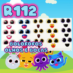 OLHOS RESINADOS R112 - BOLOFOFOS