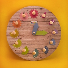 Reloj Tic Tac- juego de encastre de madera - tienda online