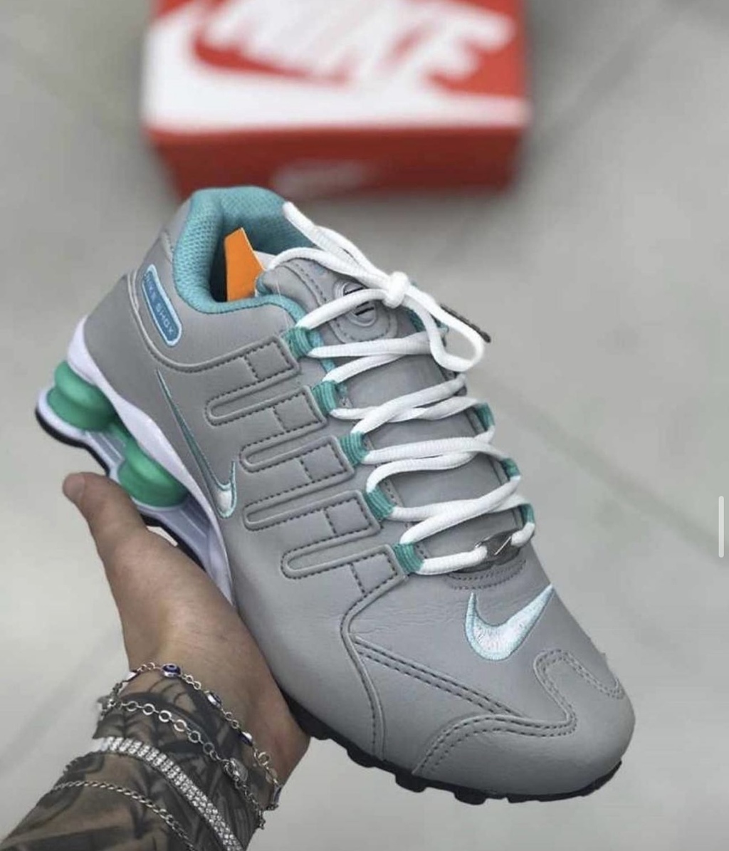 Nike shox verde agua fashion