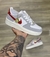 Nike Air Force One Branco/ Cinza/ Vermelho