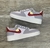 Nike Air Force One Branco/ Cinza/ Vermelho - comprar online