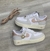 Nike Air Force One Branco/ Cinza/ Rose - comprar online