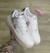 Nike Air Force One Branco/ Rosa (coracao)