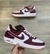 Air force Vinho/ Branco/ Sola marrom