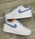 Nike Air Force One Branco/ Azul bebe - comprar online