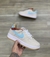 Nike Air Force One Bege/ Azul bebe/ Sola marrom