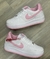 Nike Air Force One Branco/ Rose com sola rose - comprar online