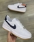 Nike Air Force Branco/ Preto/ Sola marrom