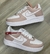 Nike Air Force One Rose/ Branco - comprar online