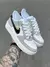 Nike Air Force One Branco/ Cinza/ Preto na internet