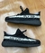 Adidas Yeezy Preto listra branca - OutletFranco