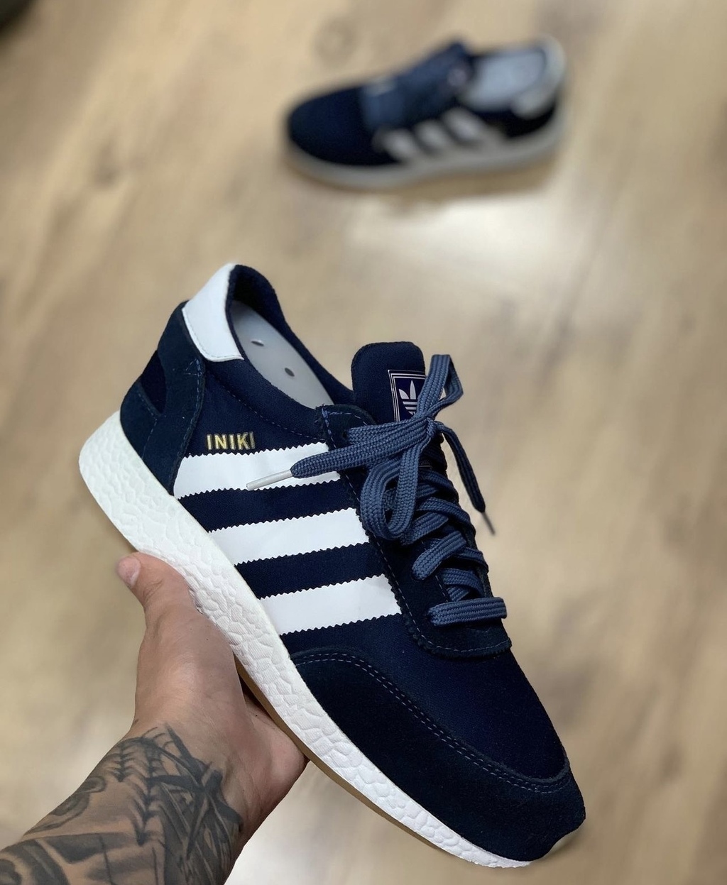 Adidas iniki azul best sale