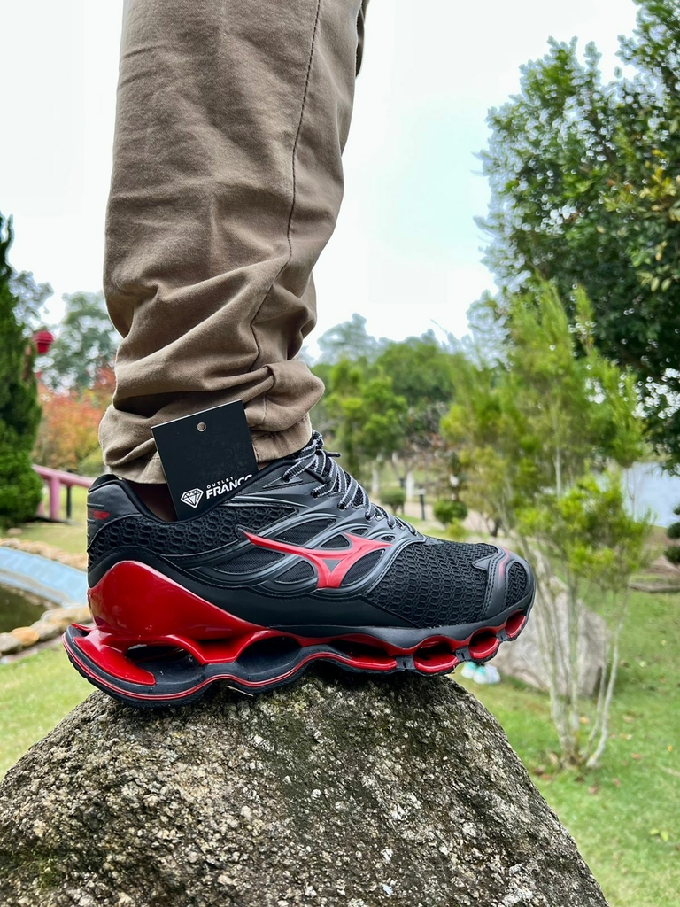 Mizuno prophecy 5 preto e vermelho best sale