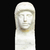 Escultura / pilar herma com cabeça do Deus Hermes - comprar online
