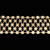 Belíssima pulseira / bracelete em ouro 18 kl, com rede em fina trama de rosetas cravejadas de brilhantes ao centro - DR Artes Consultoria