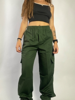 Calça Cargo Verde Militar - loja online