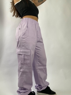 Calça Cargo roxa