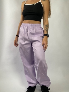 Calça Cargo roxa - comprar online